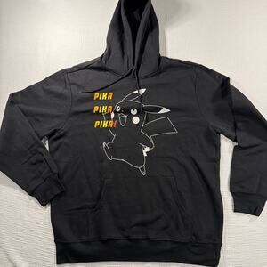 Pokemon Pikachu Pika Pika Pika! Men's Hoodie SIZE XL